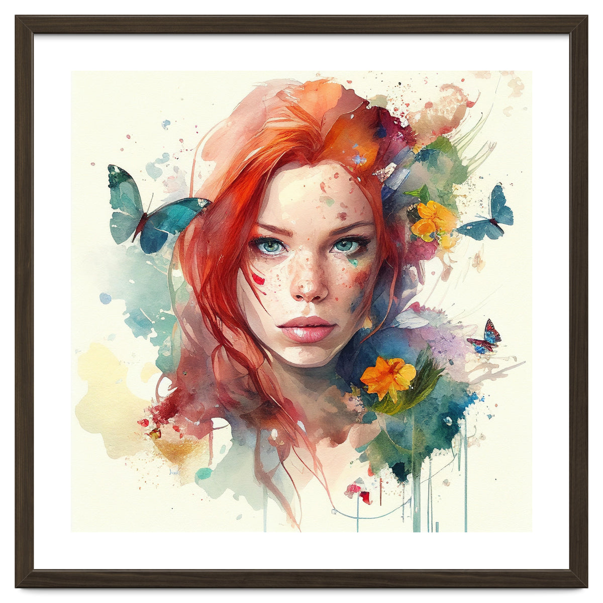 Red Hair Butterfly Light