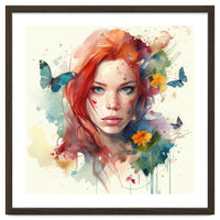 Red Hair Butterfly Light