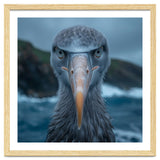 Majestic Albatross Facing Camera Over Ocean thumbnail
