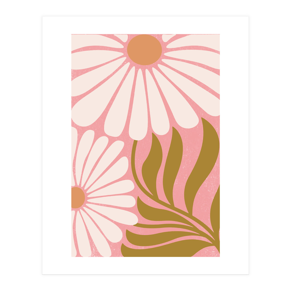 Boho Summer Floral Flower  (Print Only)