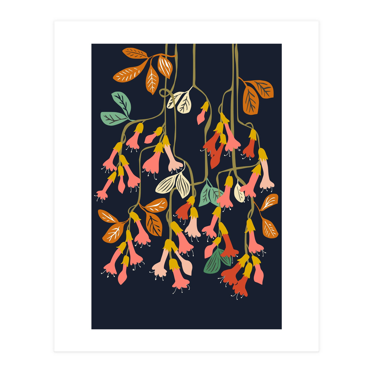 Fuchsia Flower affection (Print Only)