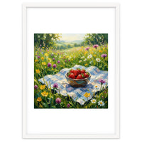 Summer Strawberries in the Meadow