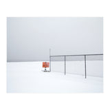 Detour sign in the snow beach (Print Only) thumbnail