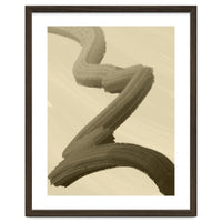 Brushstrokes in Sepia