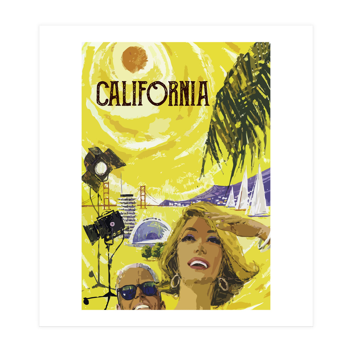 Sunny California (Print Only)