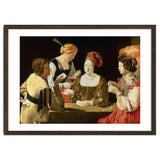 French school. The Cheater with the Ace of Diamonds. Le Tricheur à l'As de Carreaux. 17th century... thumbnail