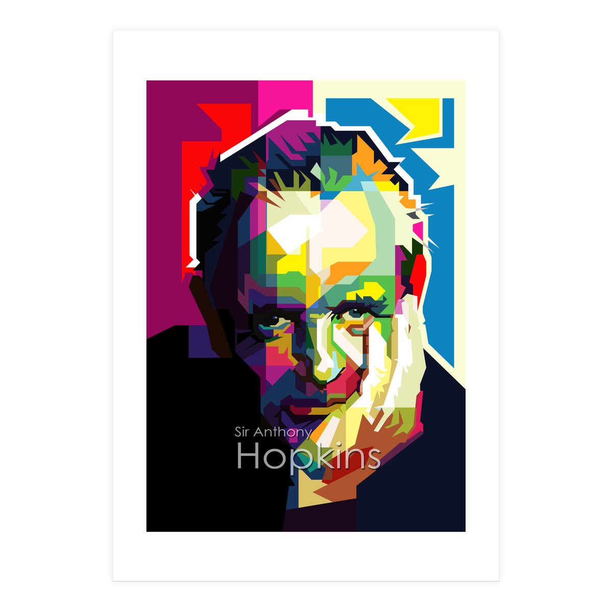 Sir Anthony Hopkins Pop Art WPAP (Print Only)