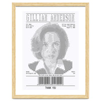 Receipt Art Gillian Anderson