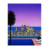 Hiroshi Nagai - City Pop At Night, Swimming Pool (Print Only) thumbnail