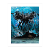 Ink Octopus Shipwreck (Print Only)
