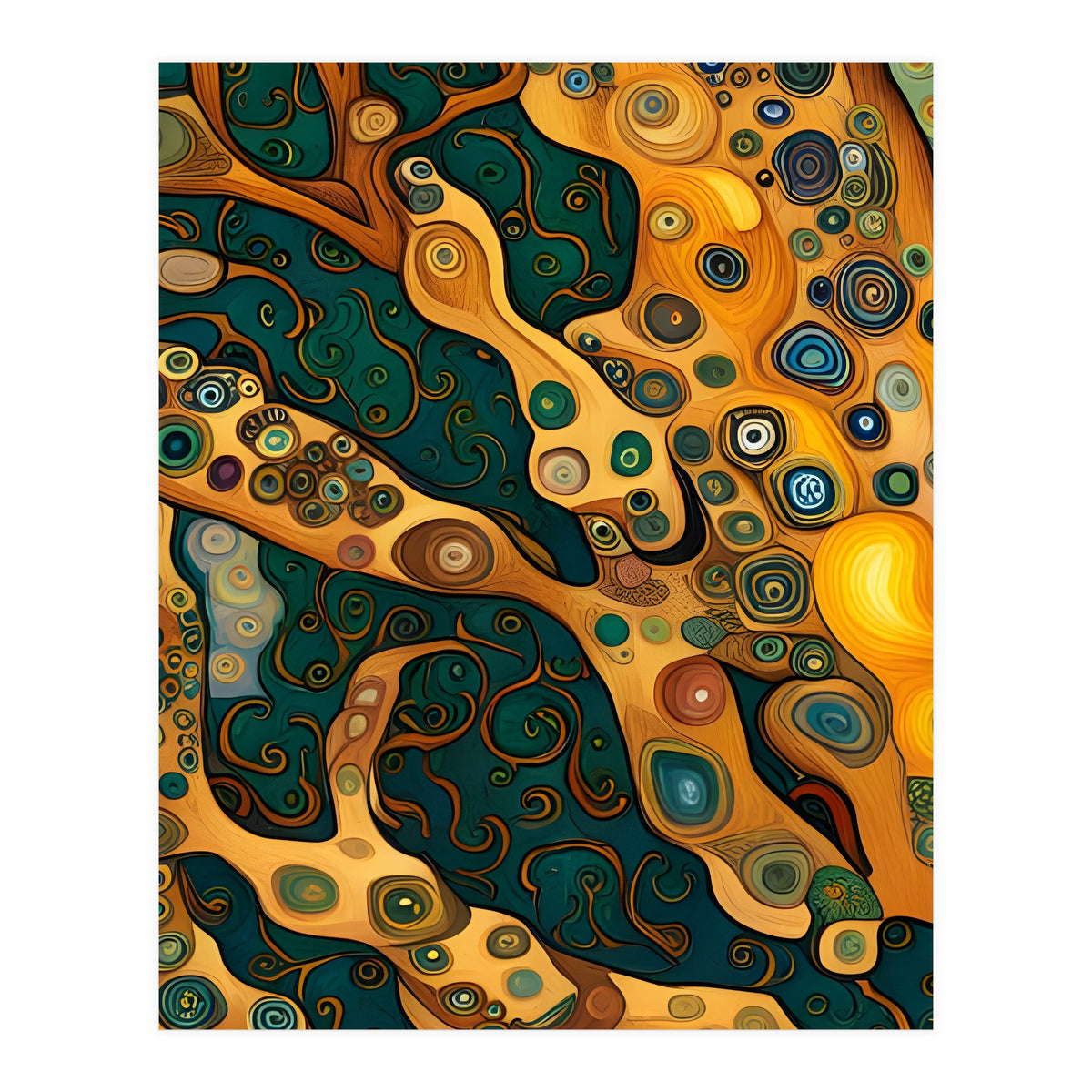 Artificial Masterworks - Klimt van Gogh (Print Only)