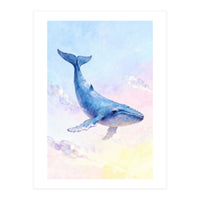 Flying Whale in the Clouds (Print Only)