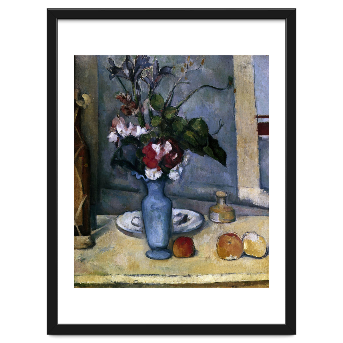 The Blue Vase - 1885/87 - 62x51 cm - oil on canvas - French Post-Impressionism.