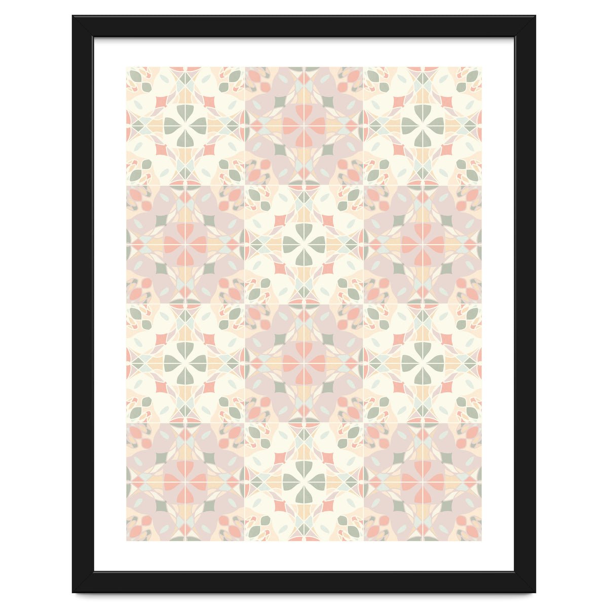 Stained Glass Pastels Tiles