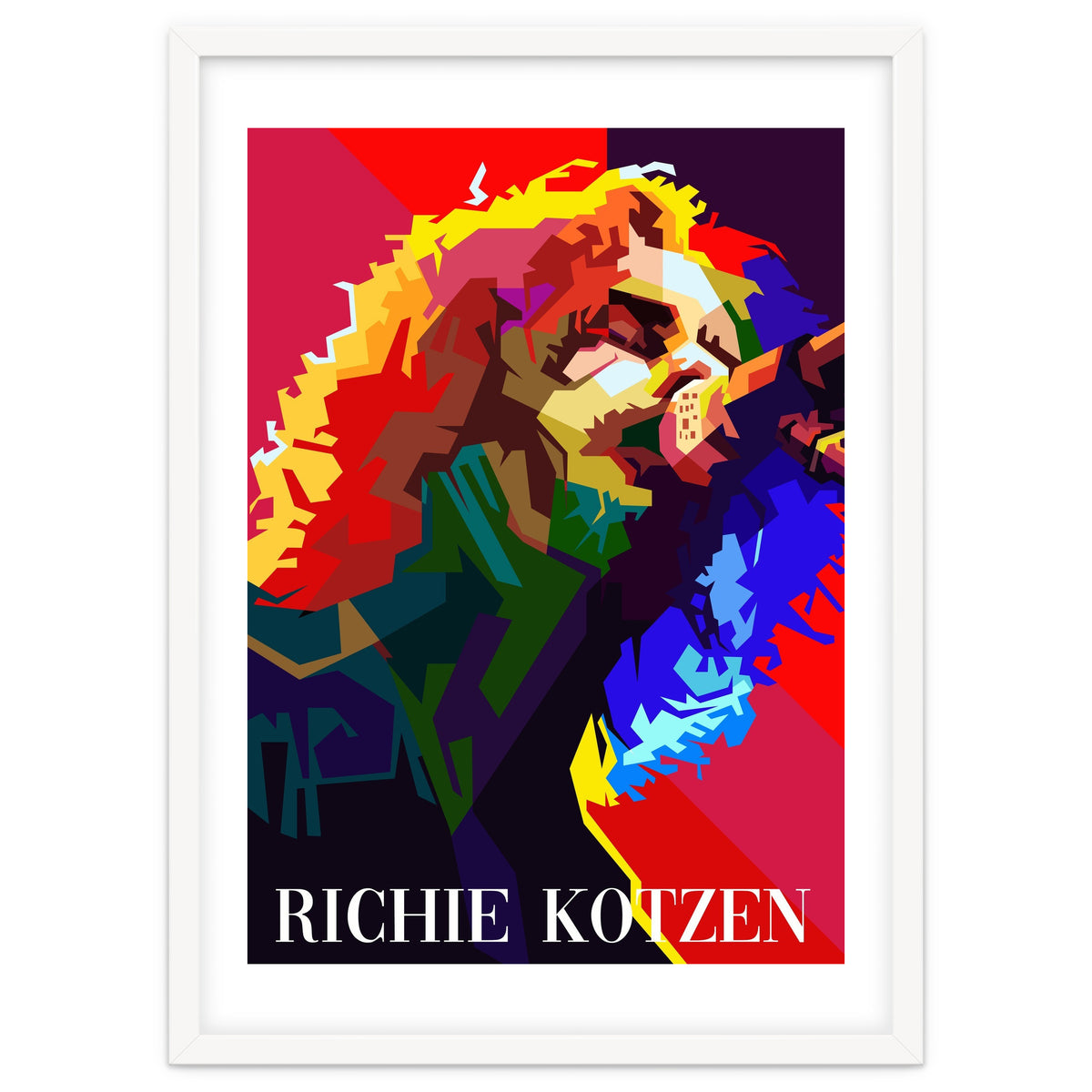 Richie Kotzen American Guitarist Singer Pop Art WPAP