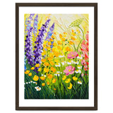 Sun-Drenched Wildflower Meadow Oil Painting thumbnail