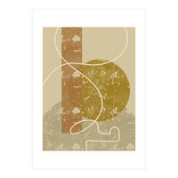 Interaction of Shapes and Lines (Print Only)