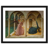 The Annunciation. Fresco in the former dormitory of the Dominican monastery San Marco, Florence. thumbnail