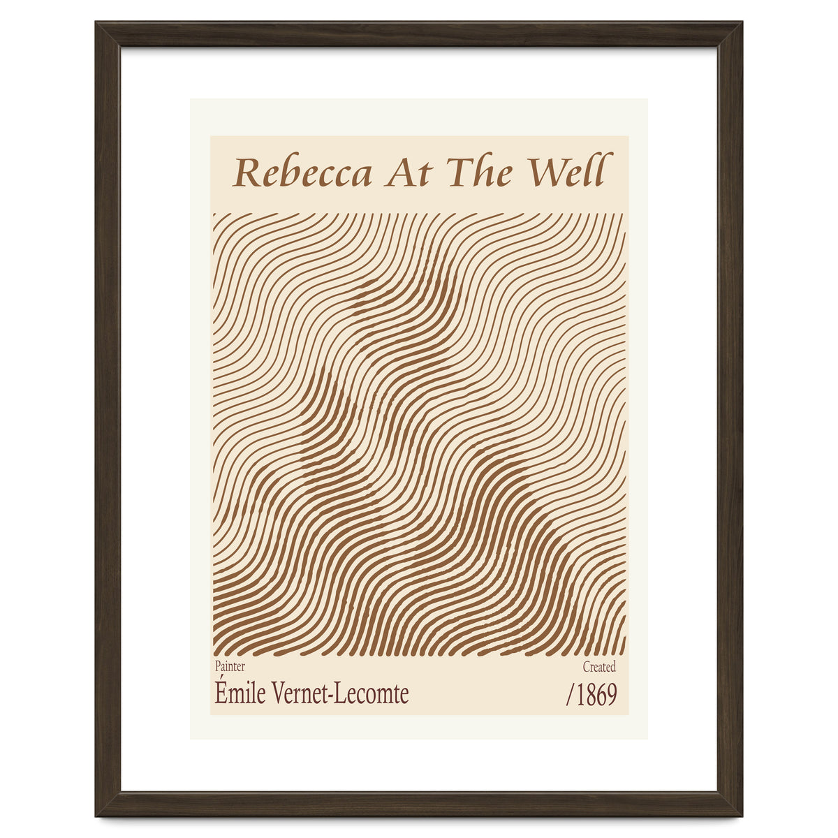 Rebecca At The Well – Émile Vernet Lecomte (1869)