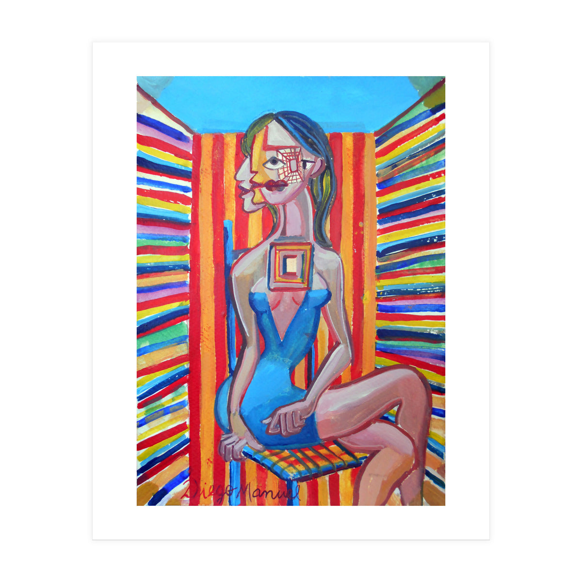 Mujer En La Silla 7 (Print Only)