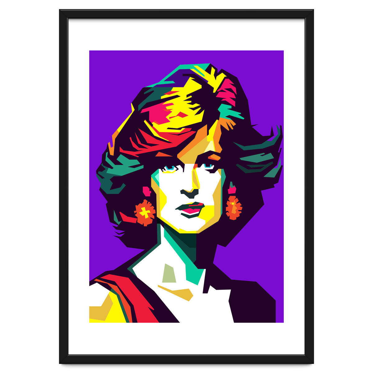 Retro Diana Famous Loved Beauty Woman