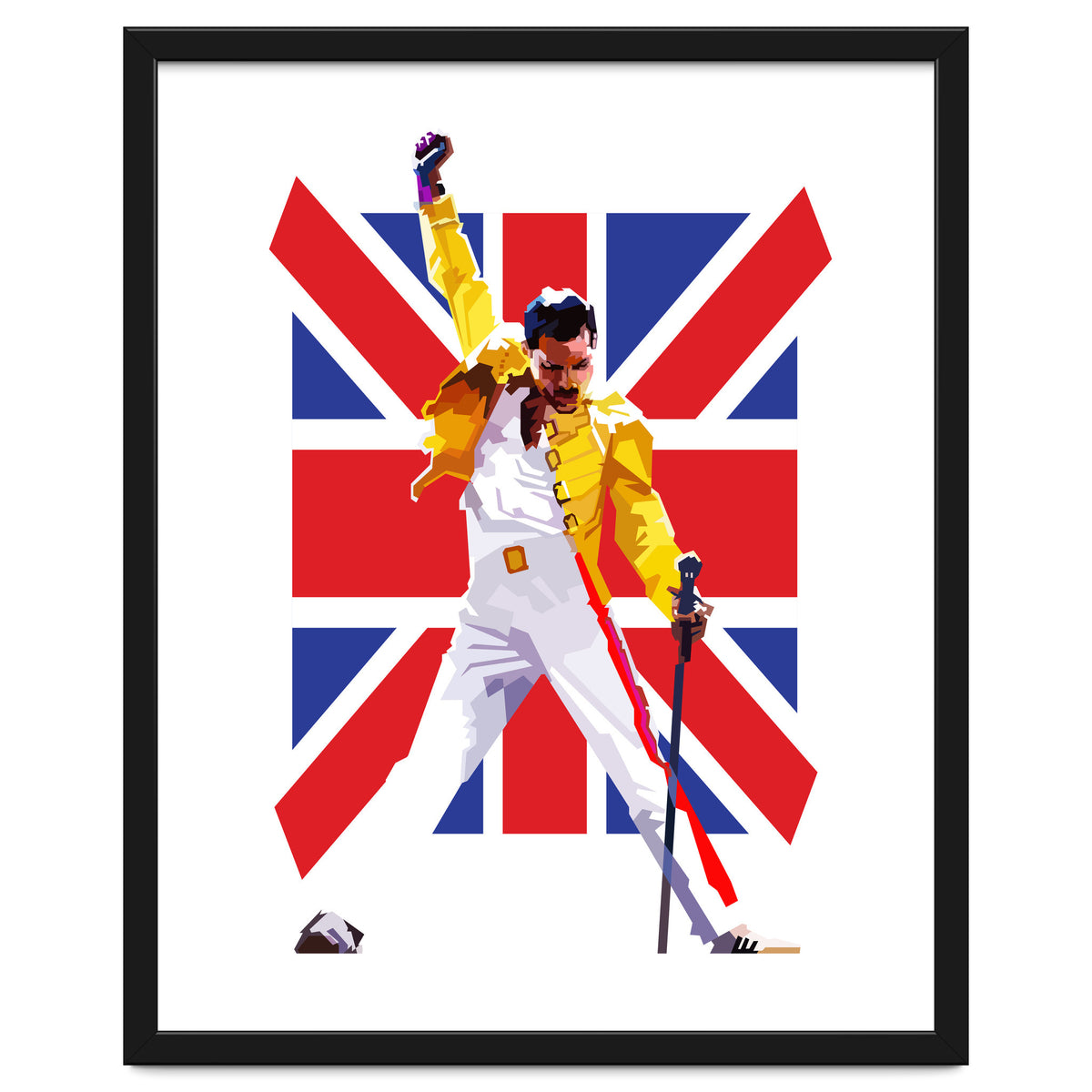 Pop Art Freddie Mercury Icon Rock Music