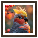 Close Up Portrait Of A Cockatiel Bird thumbnail