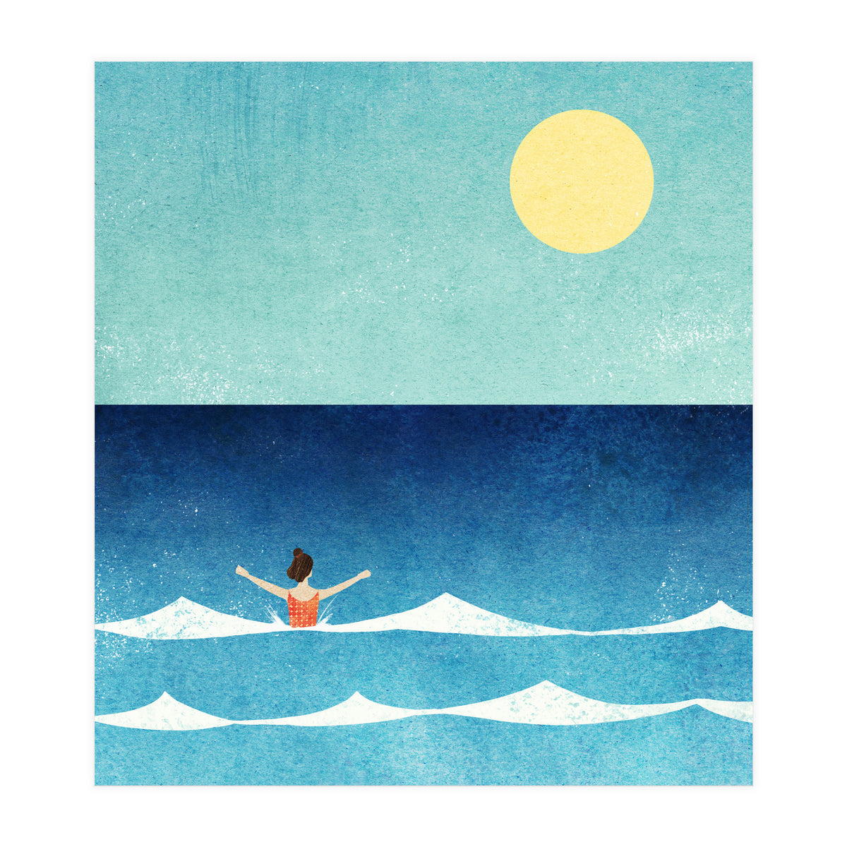 Sea Swim (Print Only)