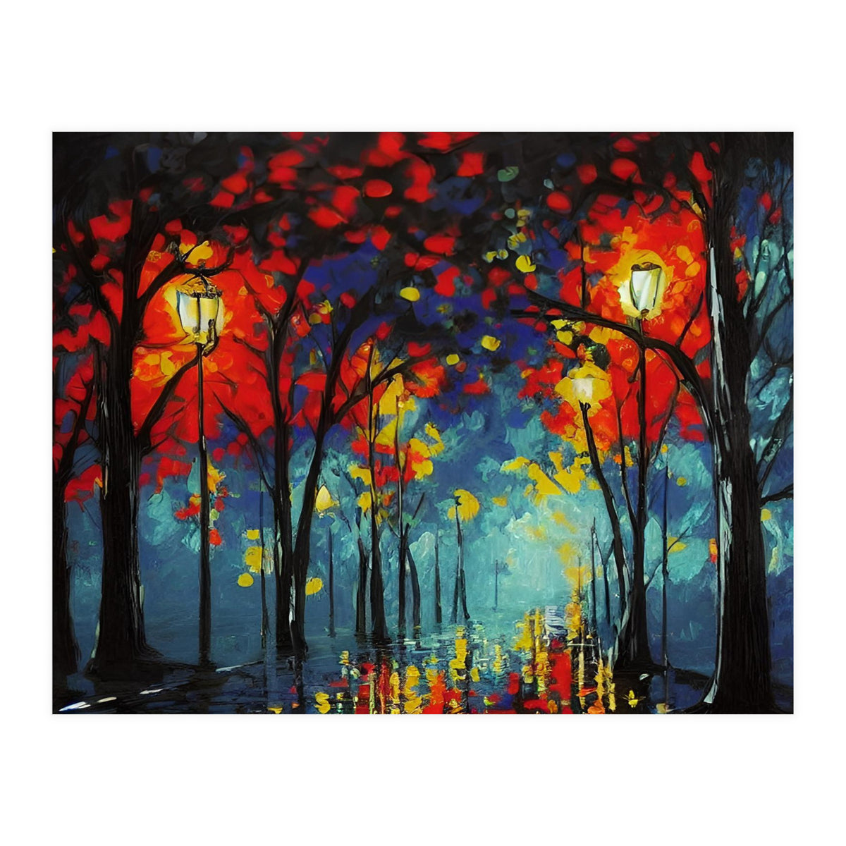 Abstract Nature Light Elegant (Print Only)