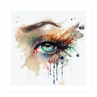 Watercolor Woman Eye #4 (Print Only)