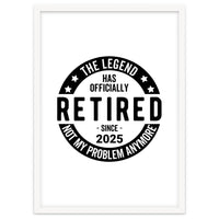 The Legend Has Officially Since 2025 Funny Retirement