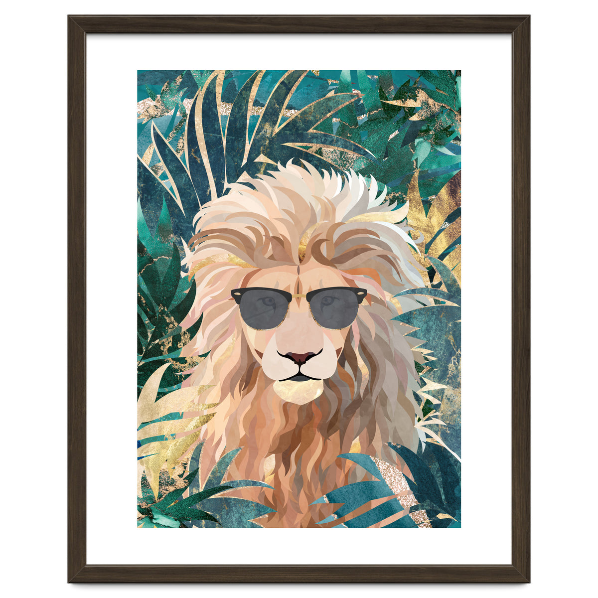 Lion Jungle wearing sunglasses