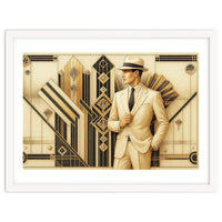 Gatsby Gentleman Art Deco Scene