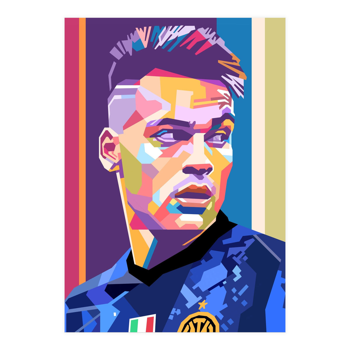 Lautaro Martinez art (Print Only)
