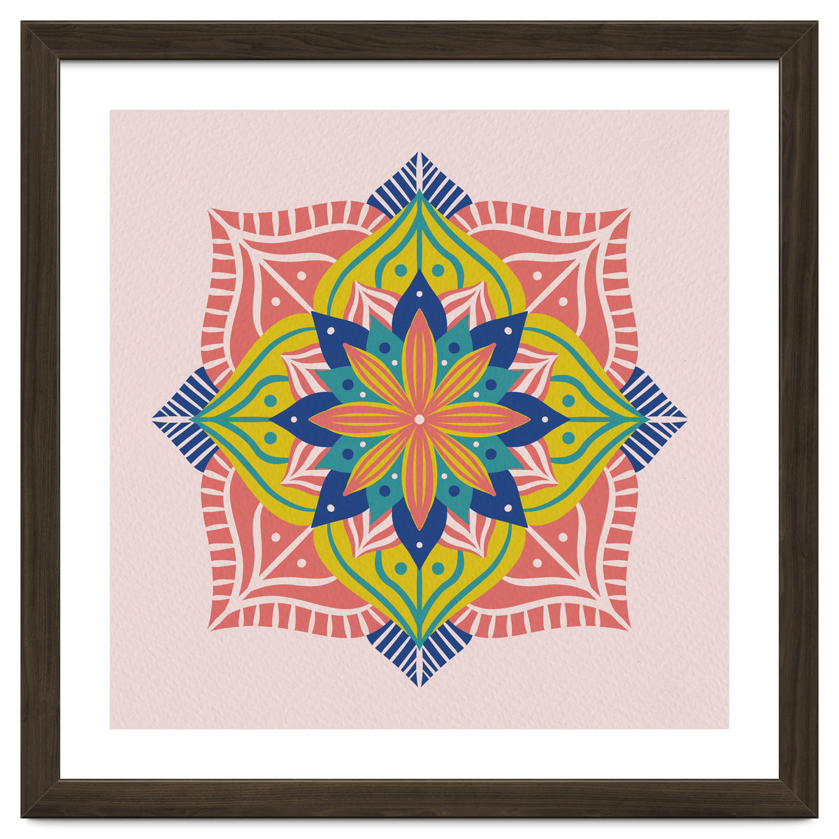 Colorful abstract mandala