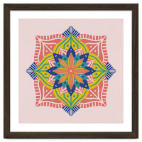 Colorful abstract mandala