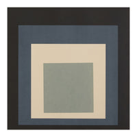 JOSEF ALBERS - HOMAGE TO THE SQUARE BEIGE GREY BLACK HIGH RESOLUTION (Print Only)