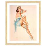 Beautiful Pinup Woman Posing In Ballerina Costume thumbnail
