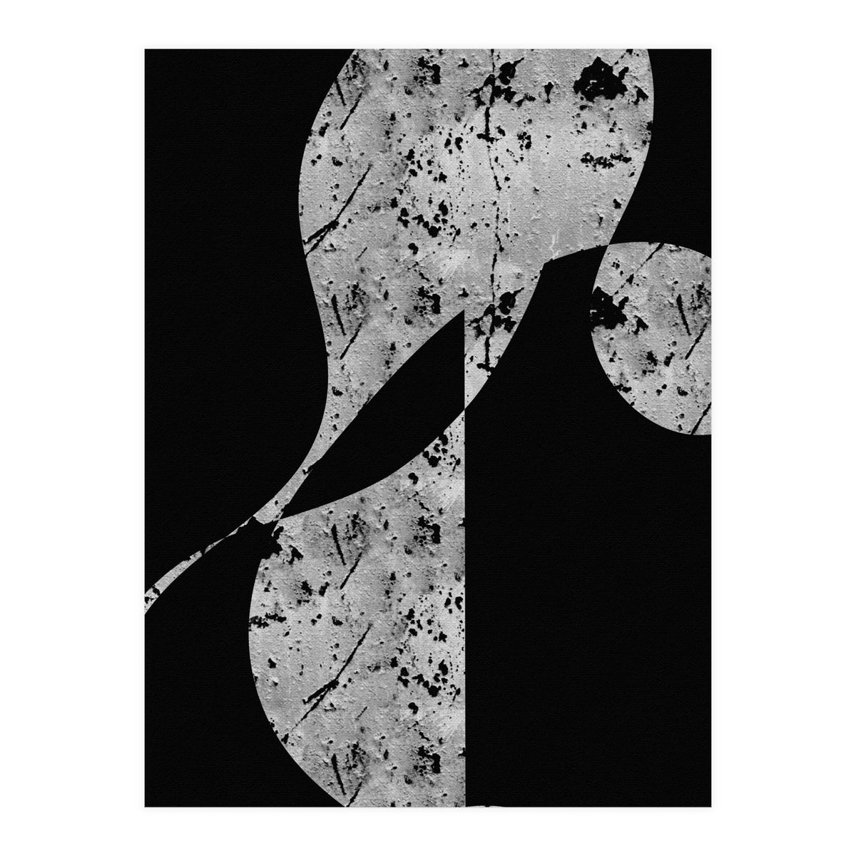 Black and White Abstract (Print Only)