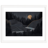 Abstract Landscape Midnight Moon thumbnail