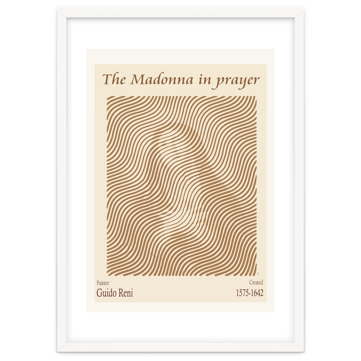 The Madonna In Prayer by Guido Reni