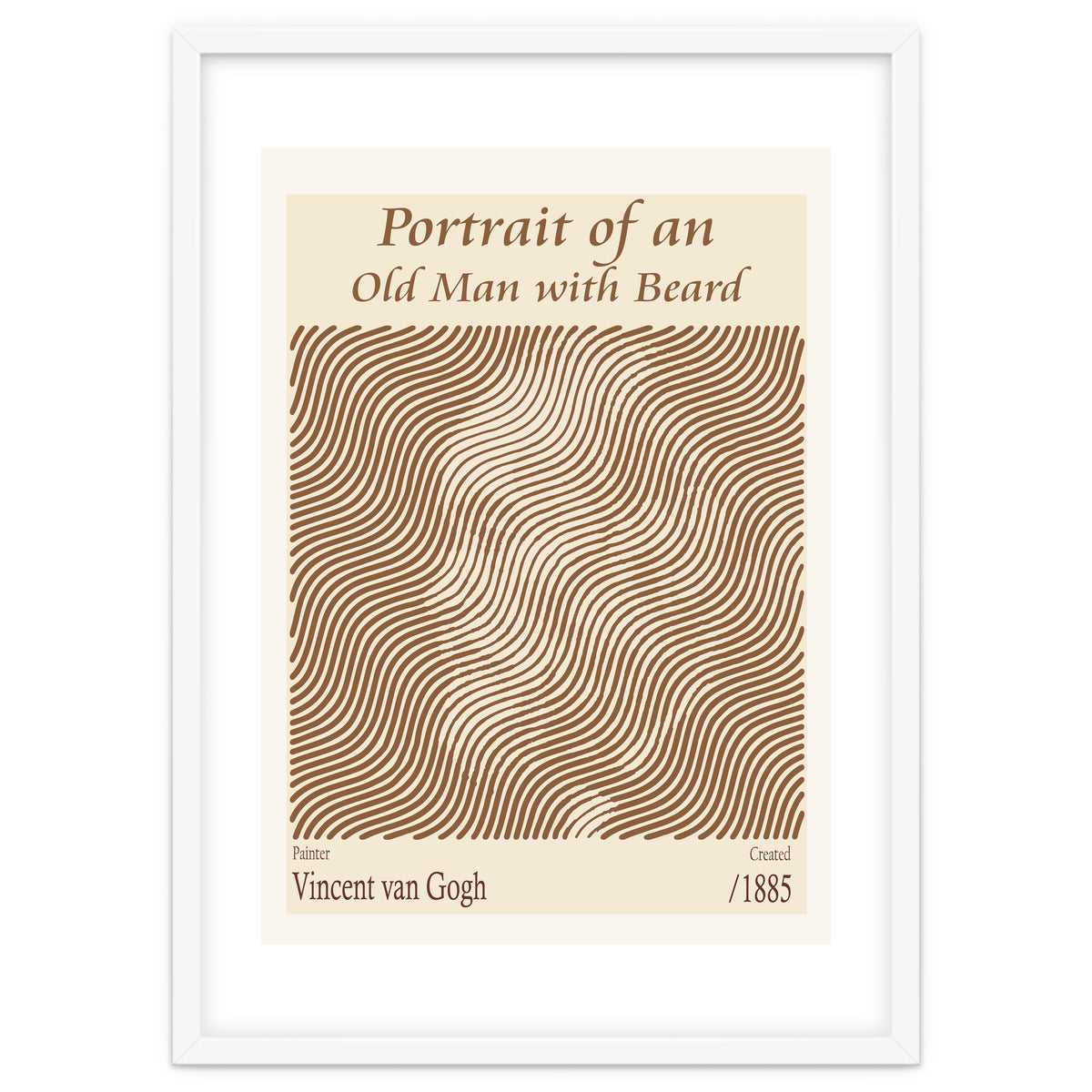 Portrait Of An Old Man With Beard – Vincent Van Gogh (1885)