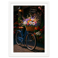 The Aesthetic of a Bicycle at a Flower Shop