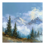 Majestic Snow-Capped Alpine Peaks (Print Only) thumbnail