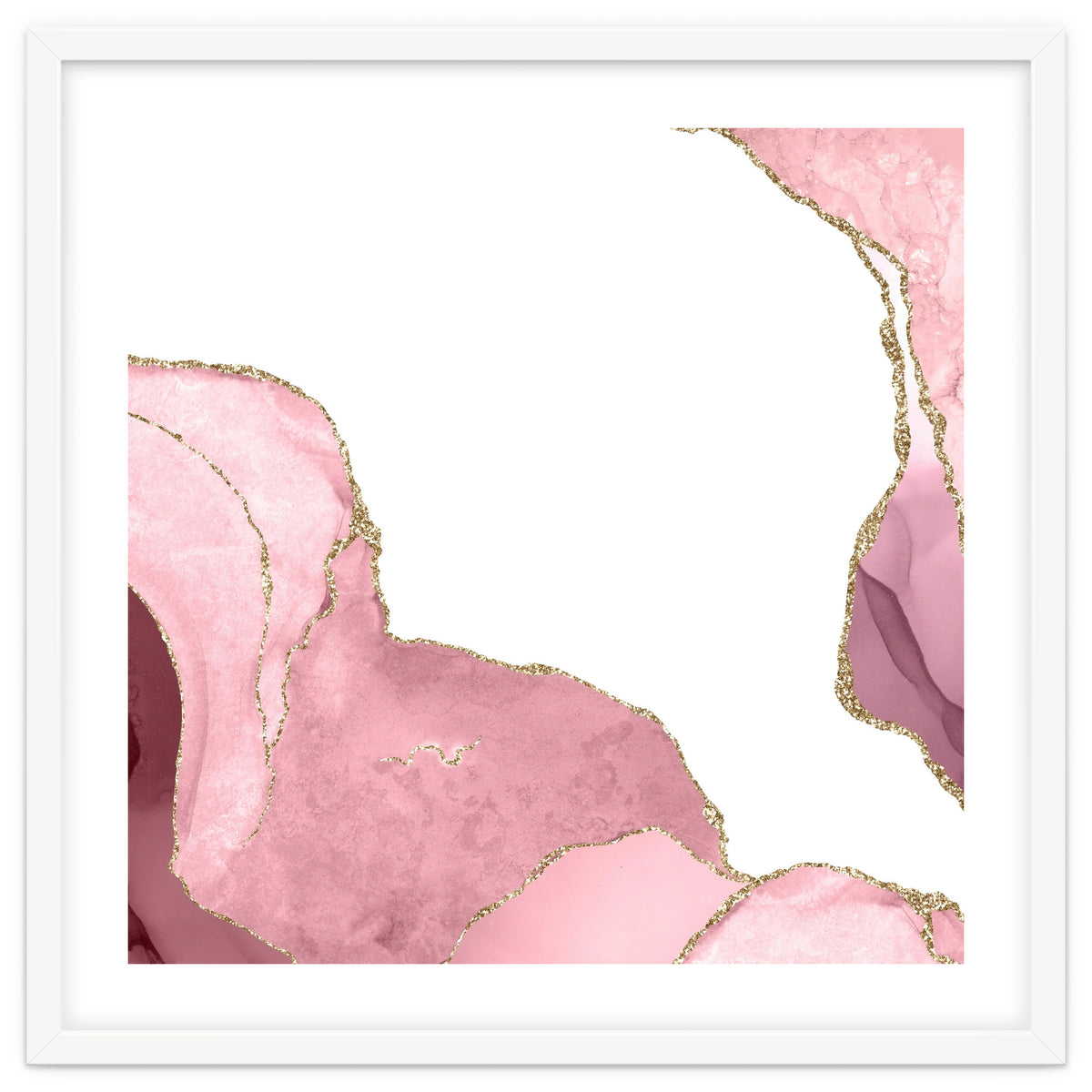 Blush & Gold Agate Texture 07