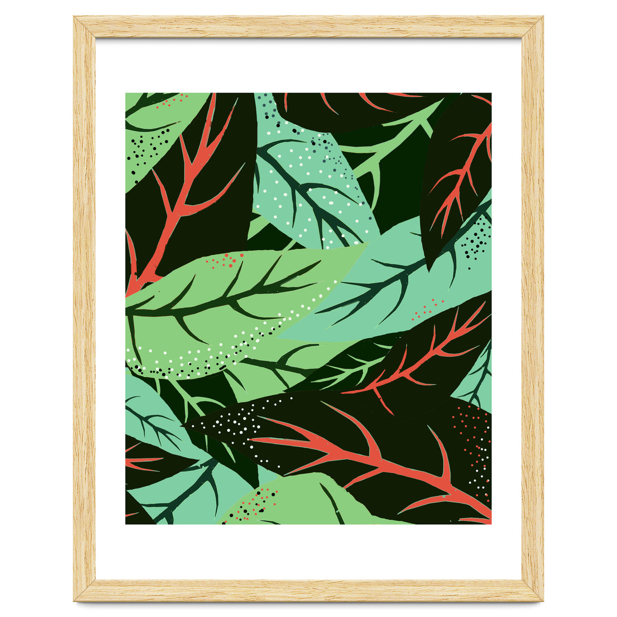 The Dark Jungle | Mystery Eclectic Forest | Maximalist Rainforest Nature Botanical Plants