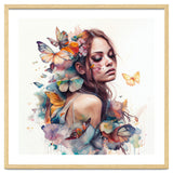 Butterfly Muse Watercolor Portrait thumbnail