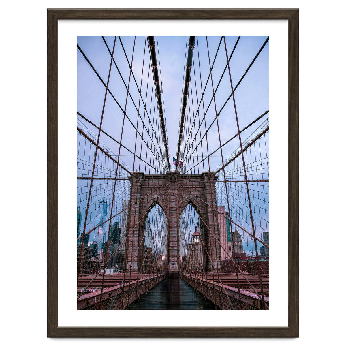 Brooklyn Bridge at Dawn, Iconic New York City Photography