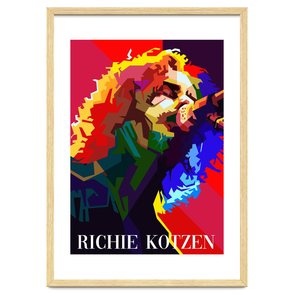 Richie Kotzen American Guitarist Singer Pop Art WPAP