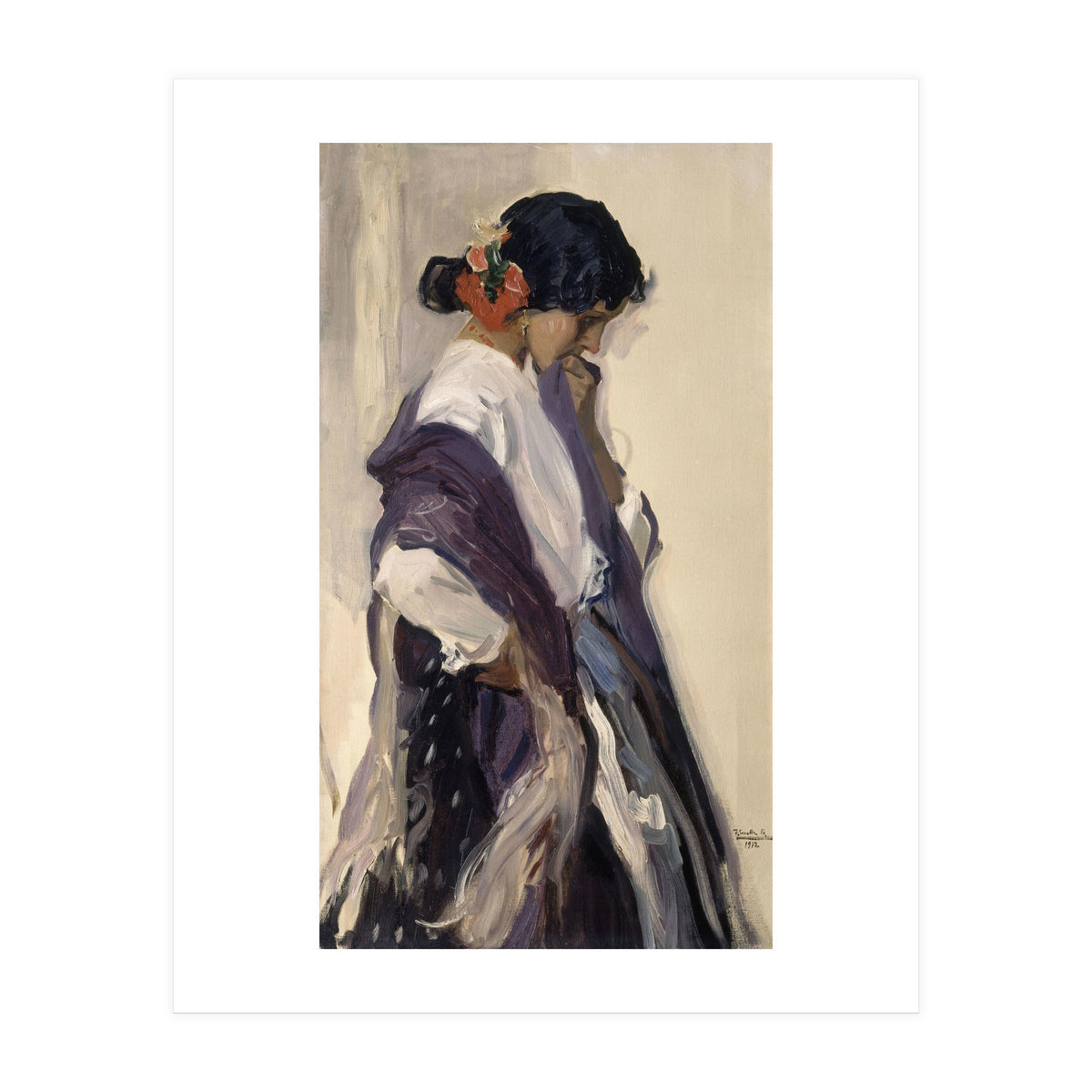 GIPSY ("GITANA") - 1912. (Print Only)